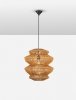 Lampa wisząca pleciona boho rustykalna industrialna nad stół do salonu sypialni ściemnialna Luces Exclusivas